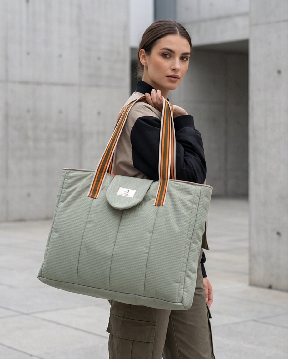 URBAN POP Tote – Khaki Edition