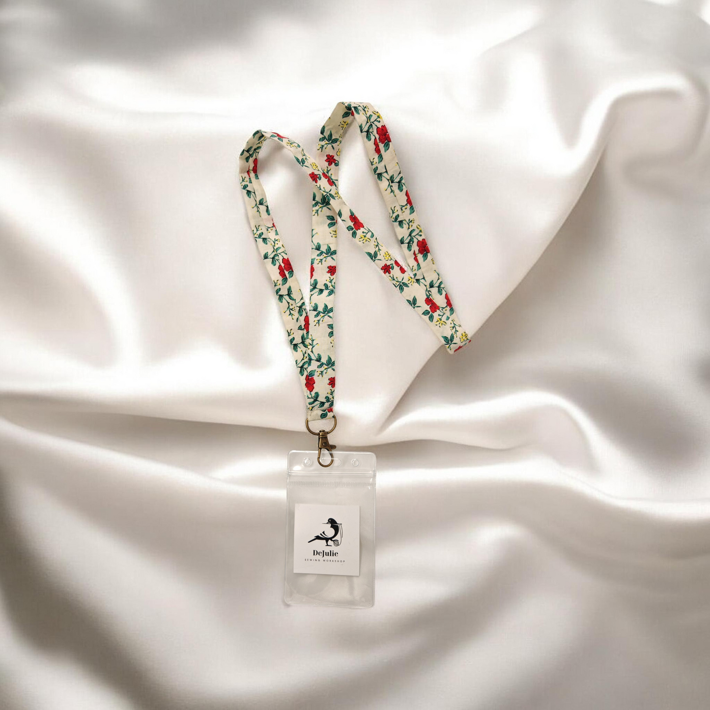 Red Flowers - lanyard