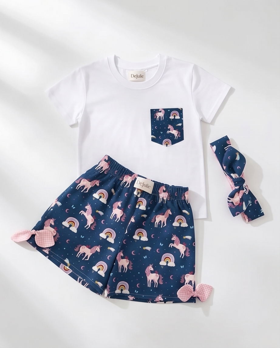 Moonlight Unicorn – Bermuda Set