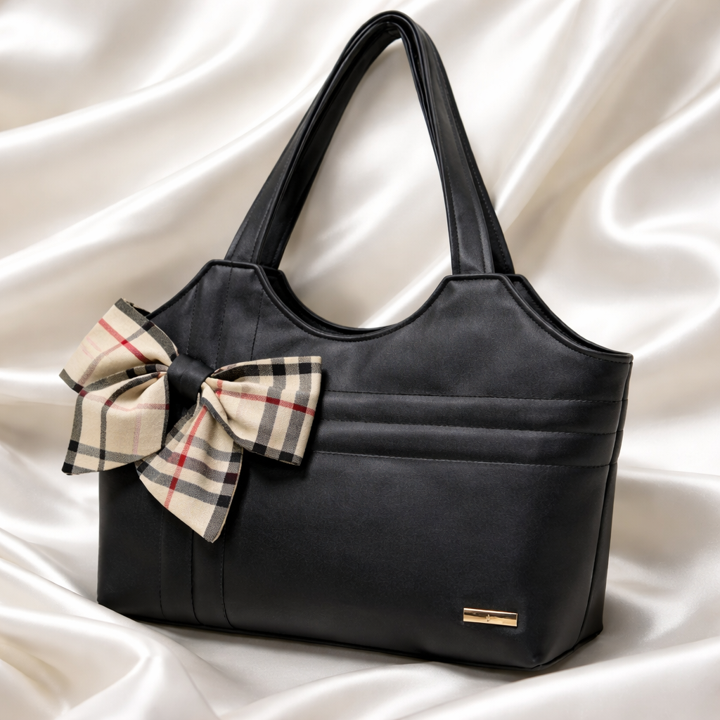 LONBERRY bag - Dark Metallic Grey Eco Leather