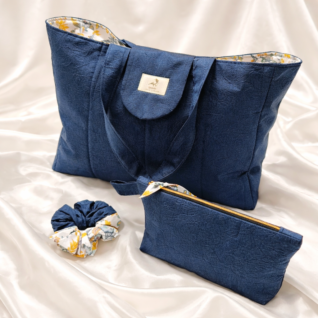NUIT FROISSÉE Tote Bag – Navy