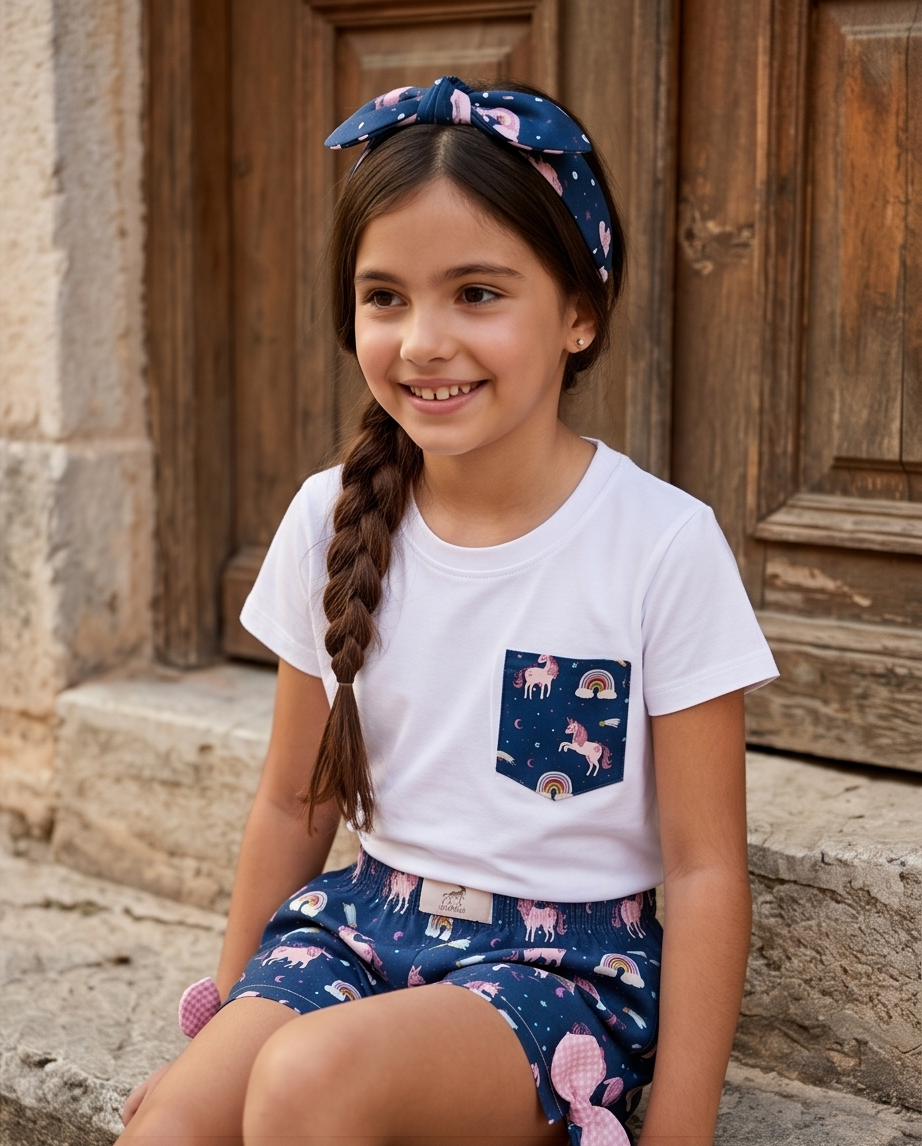 Moonlight Unicorn – Bermuda Set