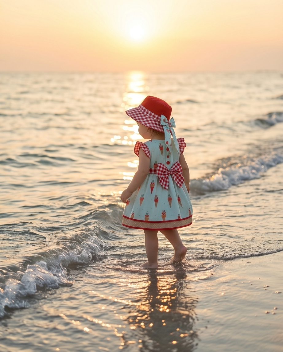 Cherry Ice Cream -Dress Set