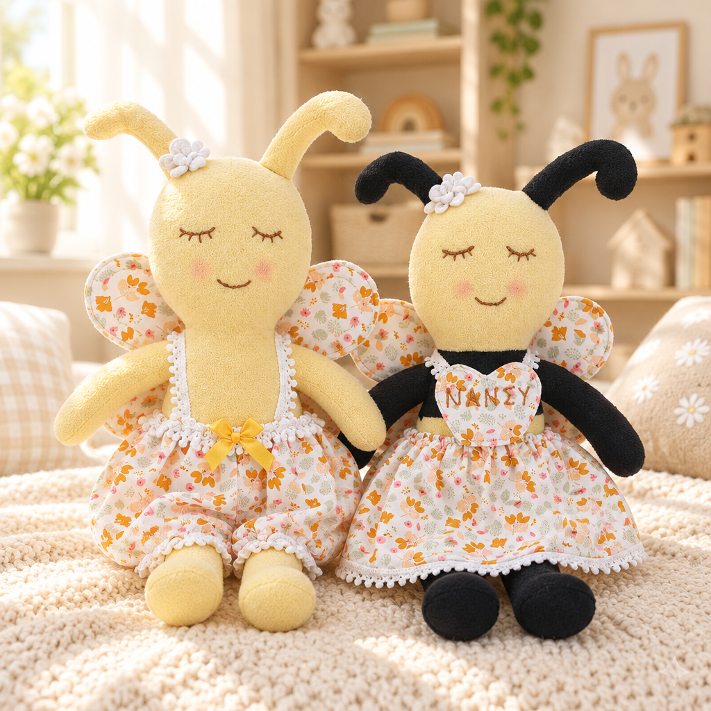 🐝 MÉLIE - Handmade Soft Doll