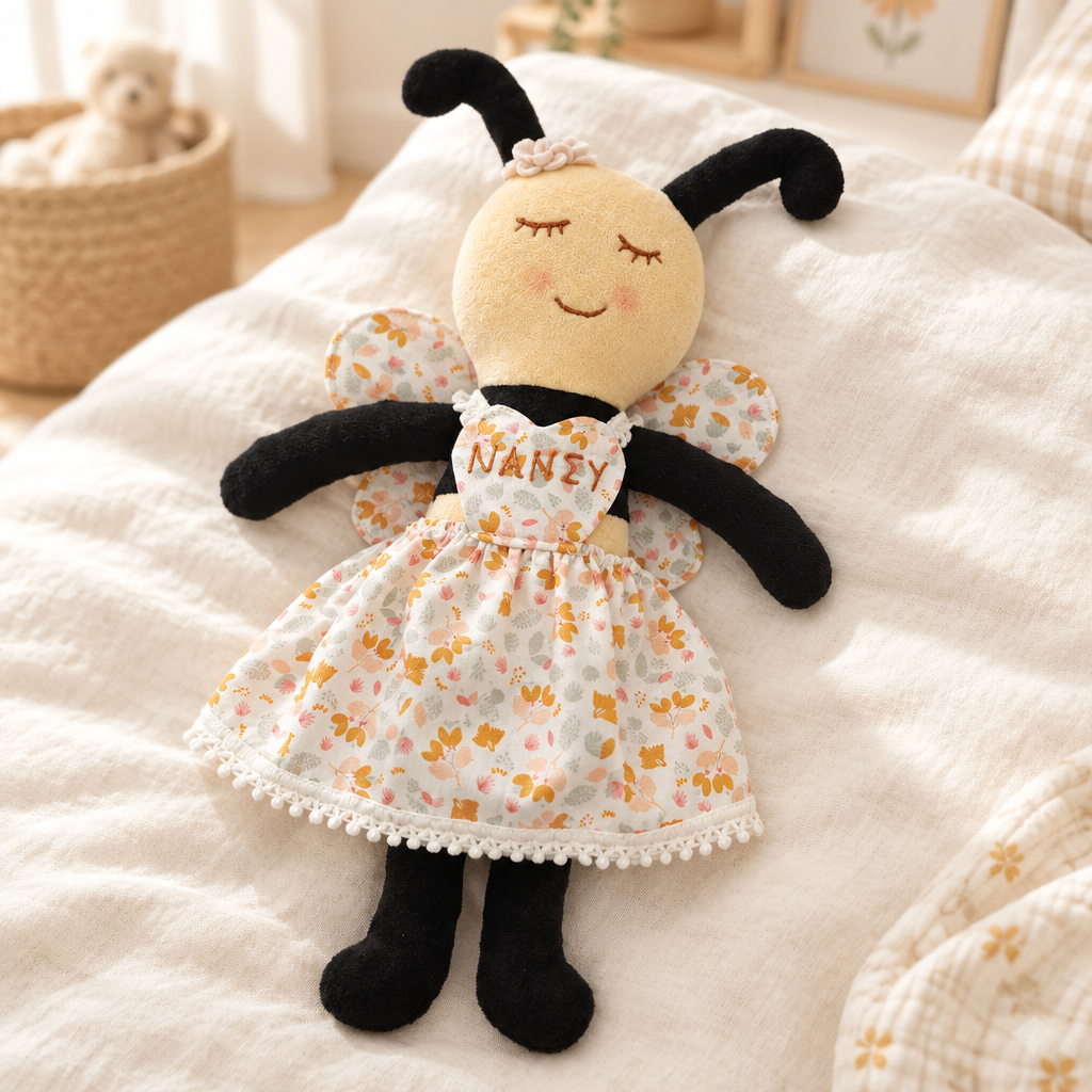 🐝 MÉLIE - Handmade Soft Doll