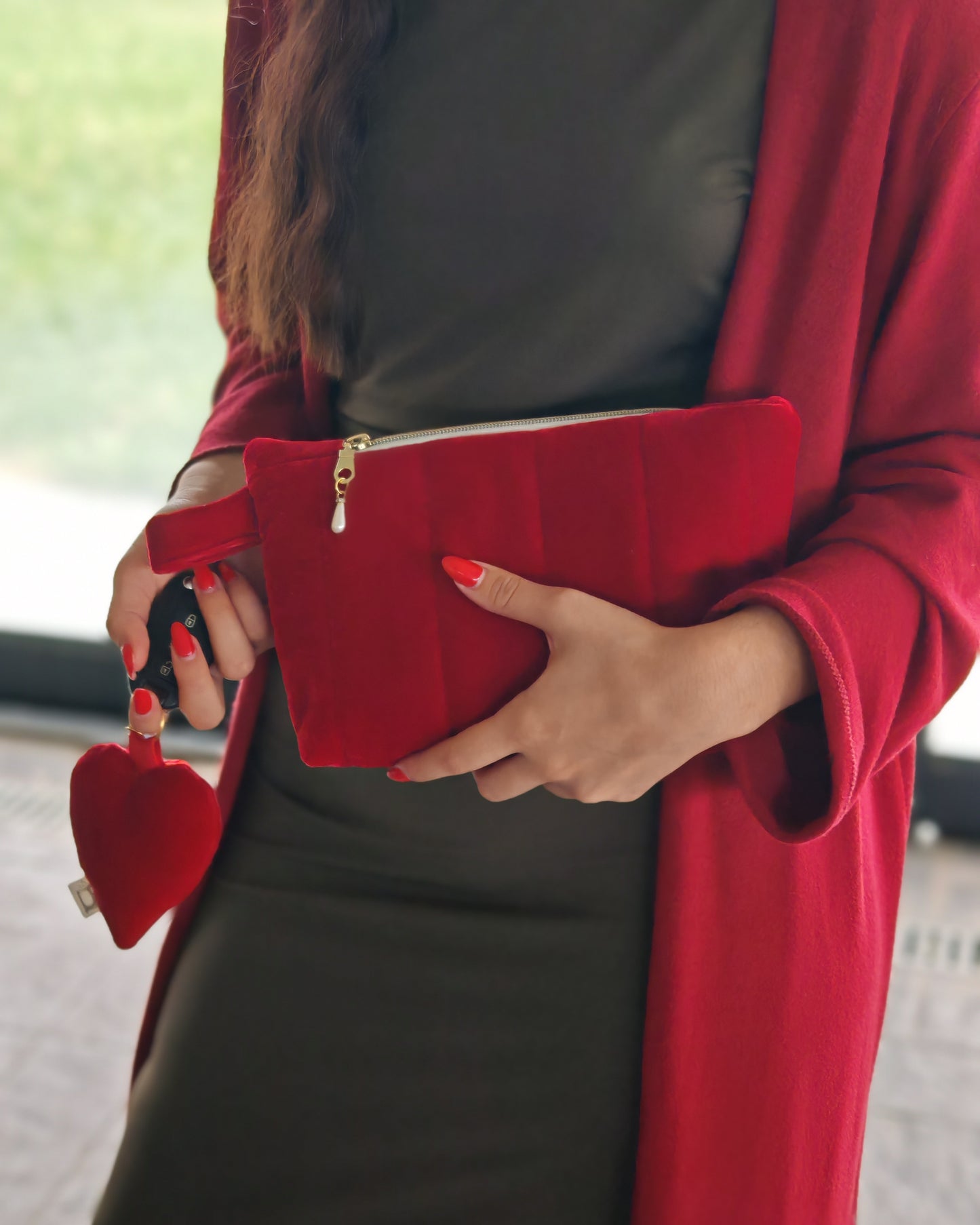 IGNÍCIA – Red Velvet Bag