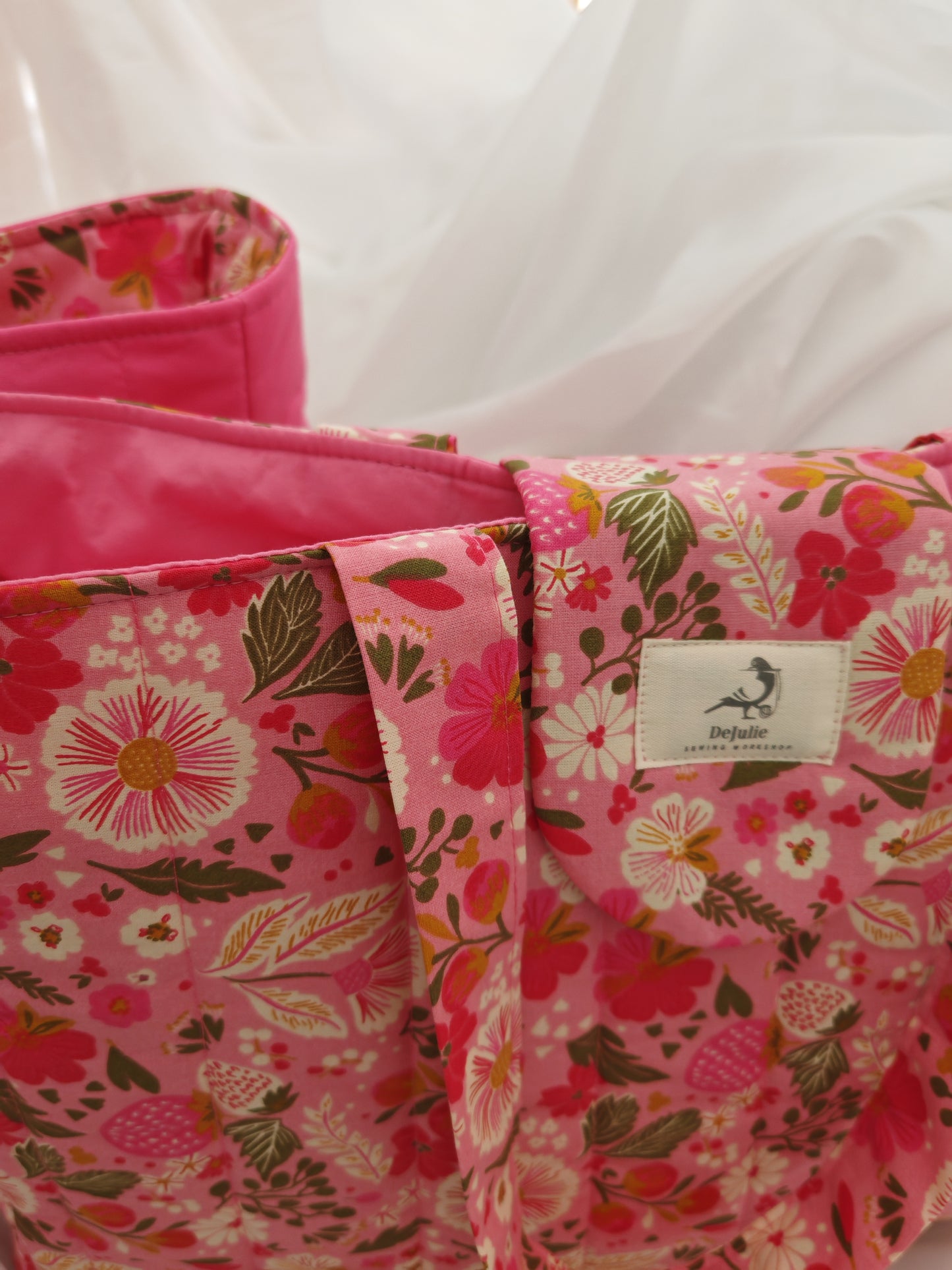 Pink Garden Tote – Fuchsia Edition
