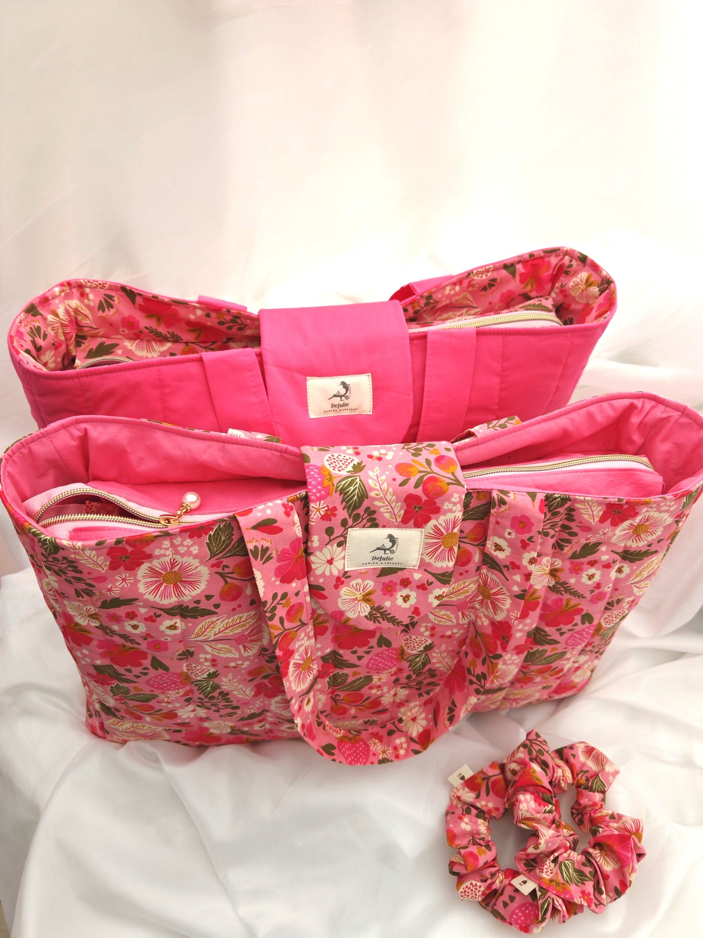 Pink Garden Tote – Fuchsia Edition