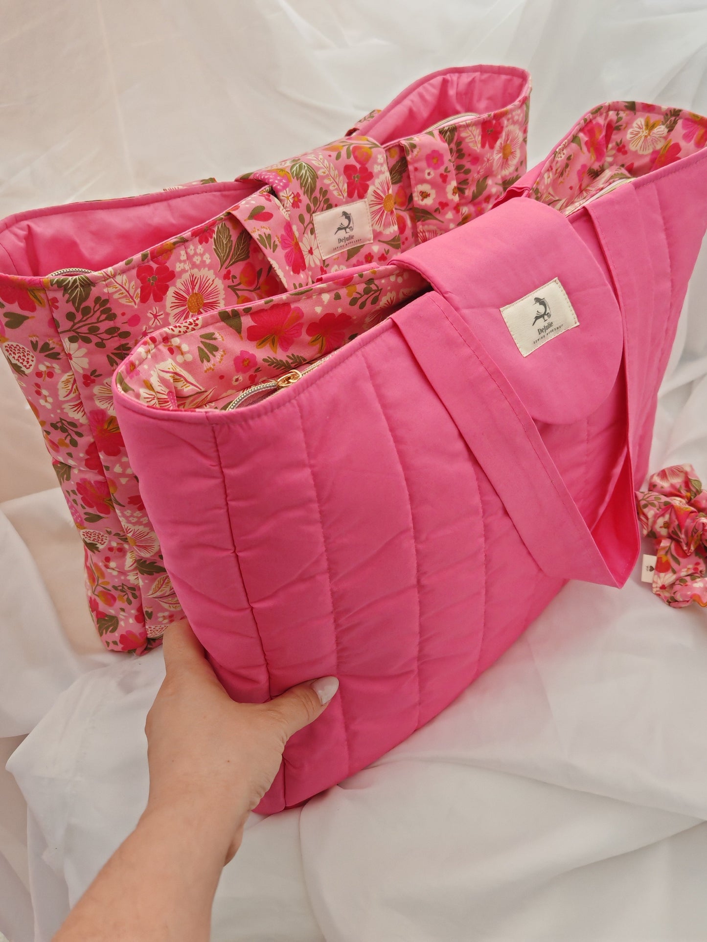 Pink Garden Tote – Fuchsia Edition