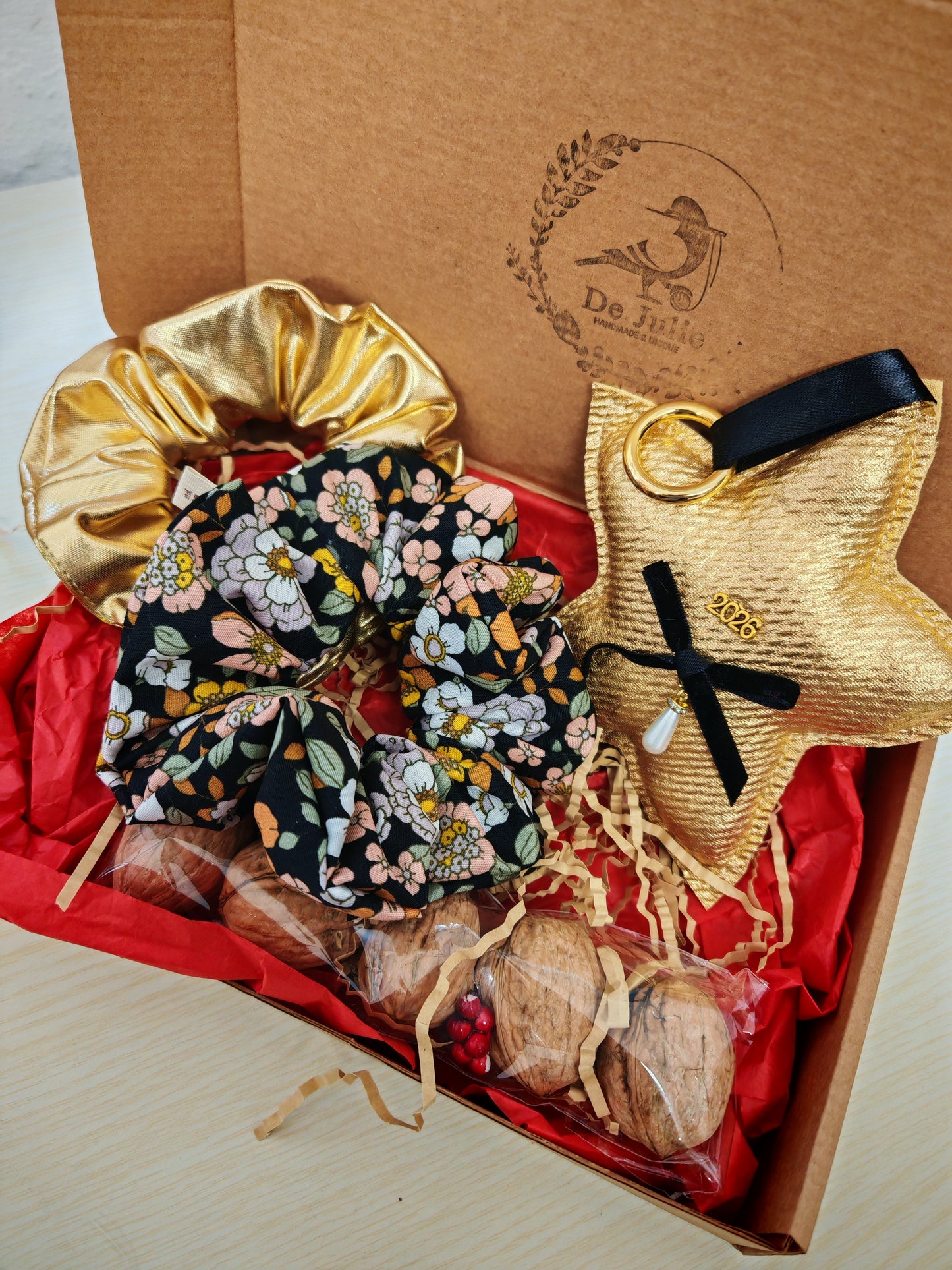 Gold & Silver - hair scrunchies