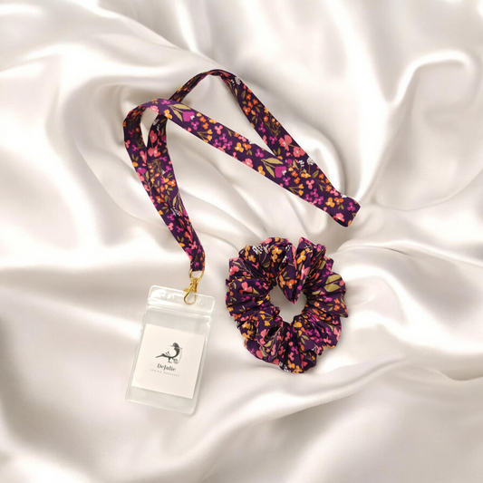 Purple Garden - lanyard