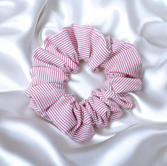 Scrunchies Μαλλιών - Red Stripes
