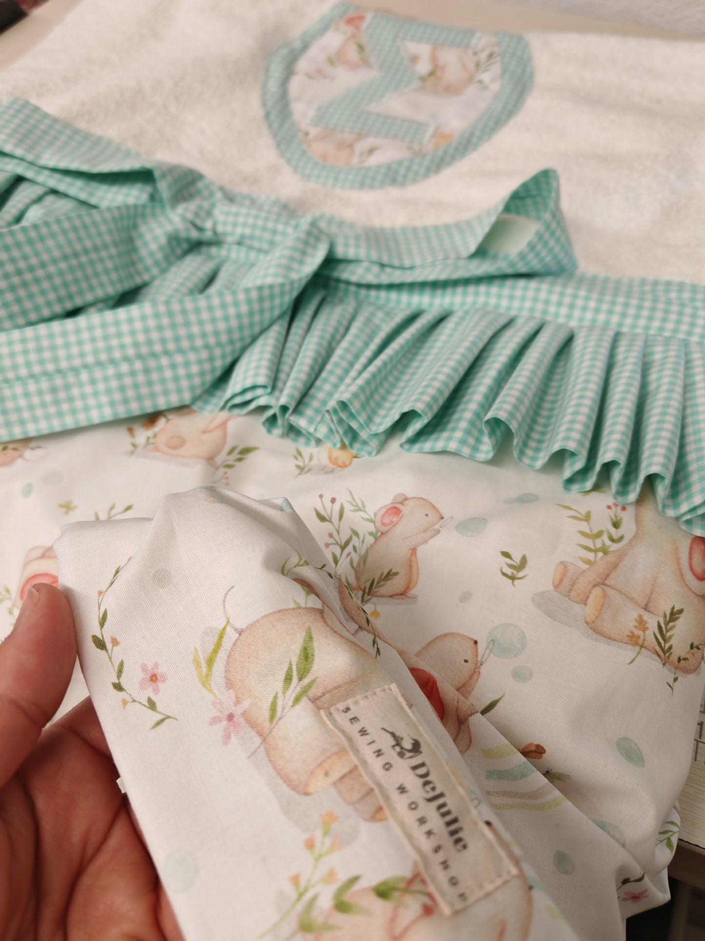 Mint Elephant Baby Set