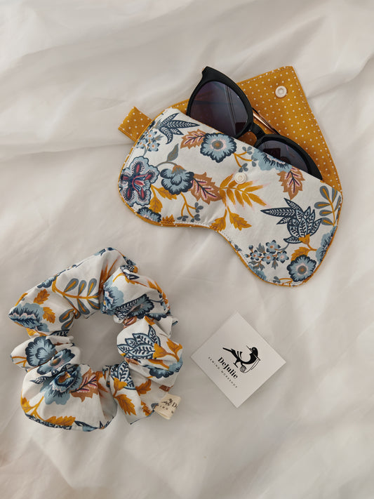 Golden Bloom – Glasses Case Set
