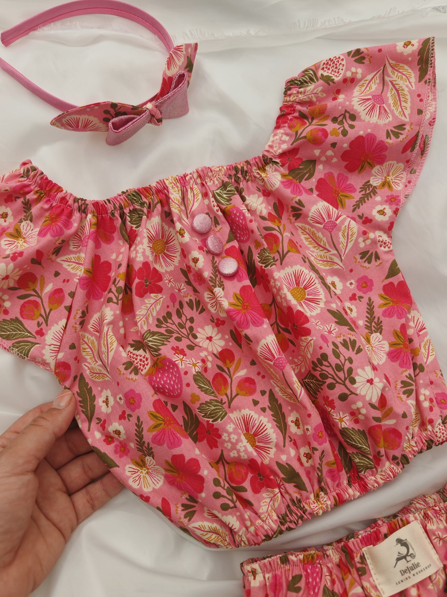 Pink & Mint Garden Princess- skirt Sets