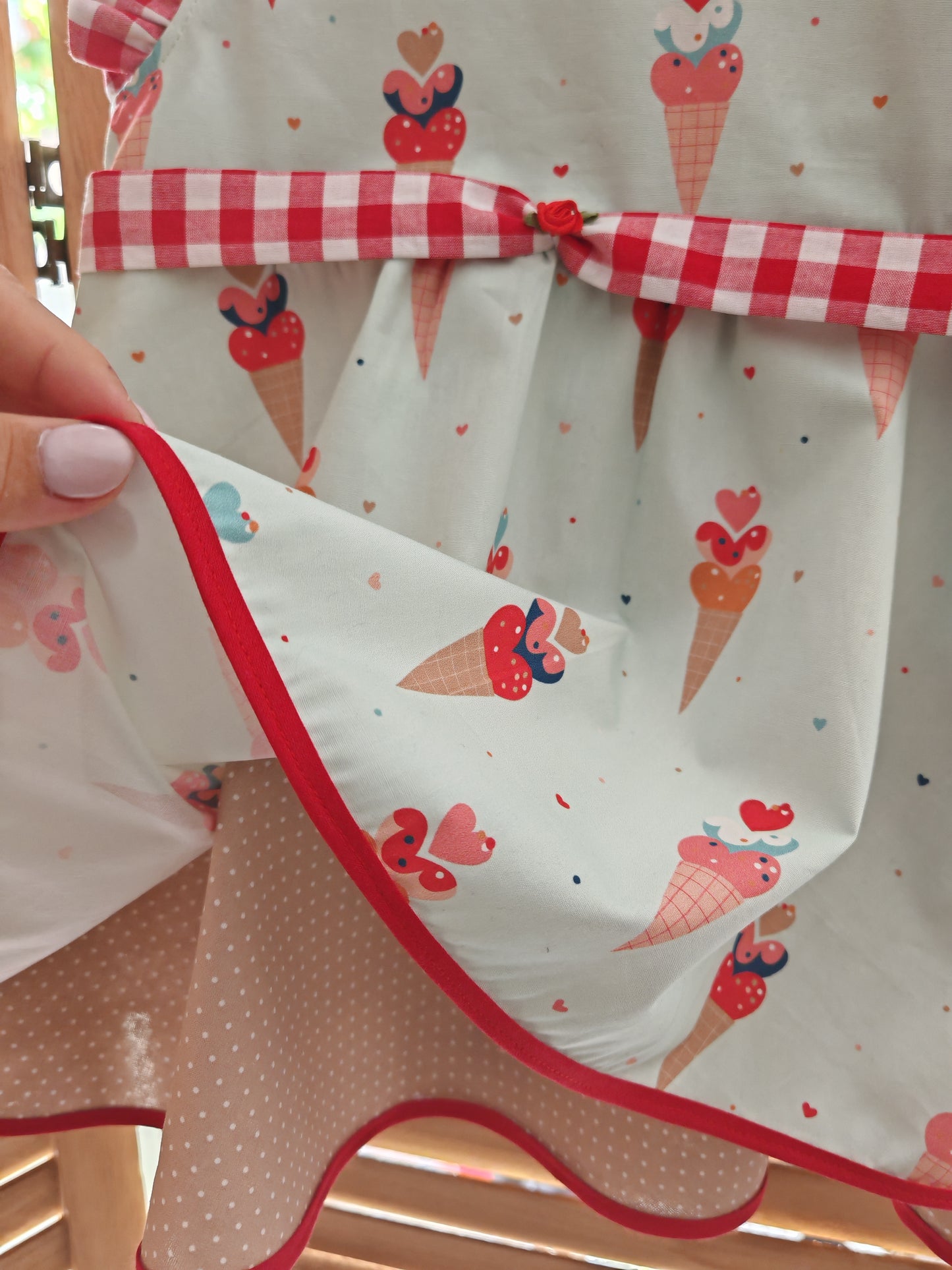 Cherry Ice Cream -Dress Set