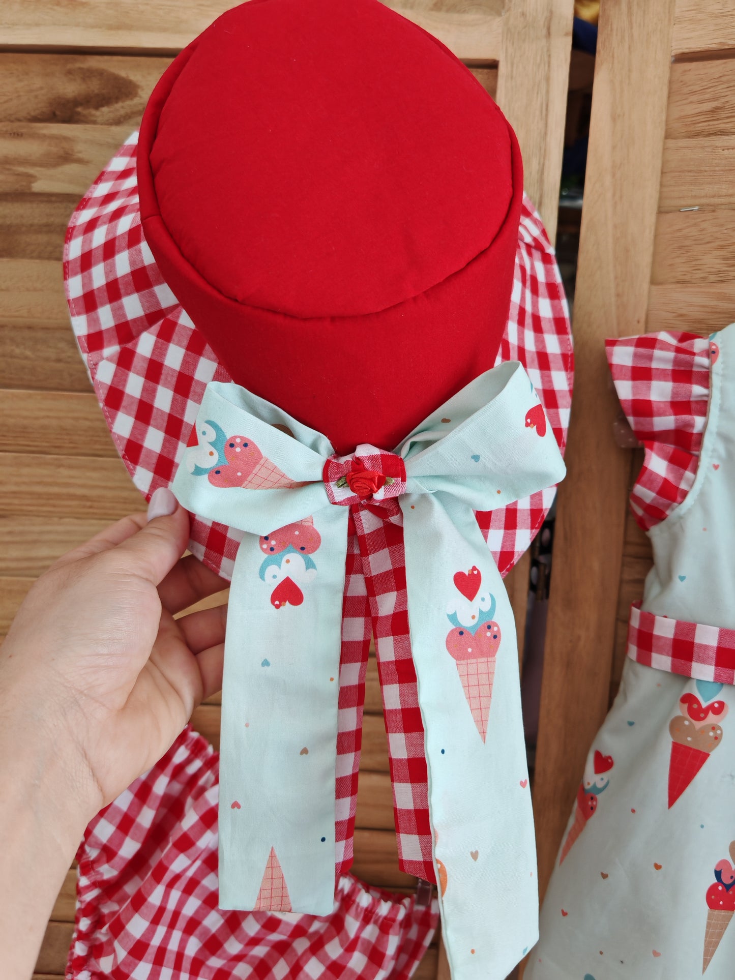 Cherry Ice Cream -Dress Set