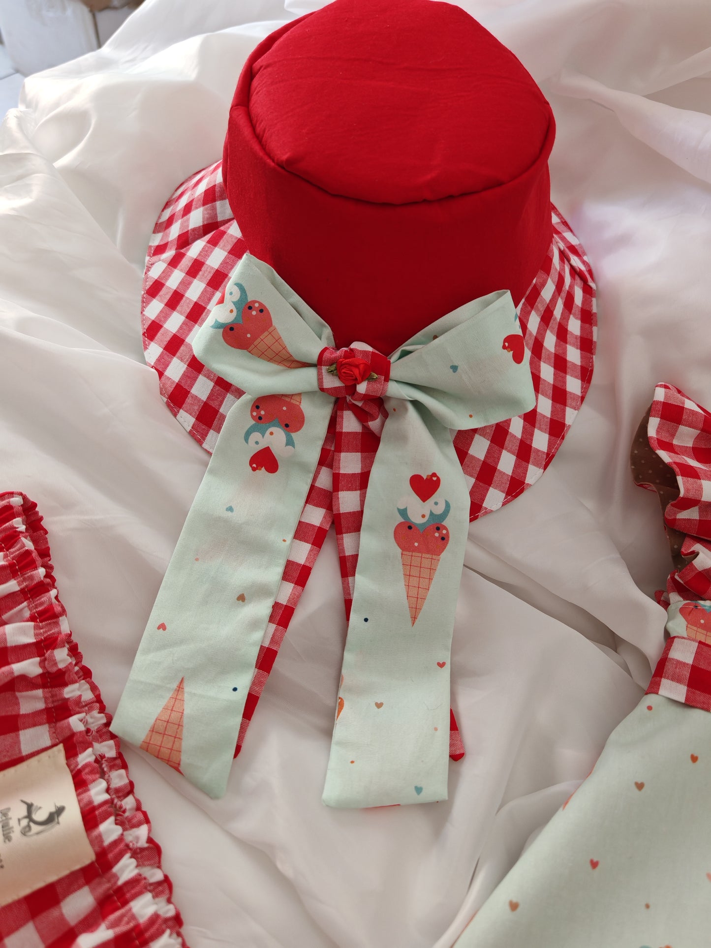 Cherry Ice Cream -Dress Set