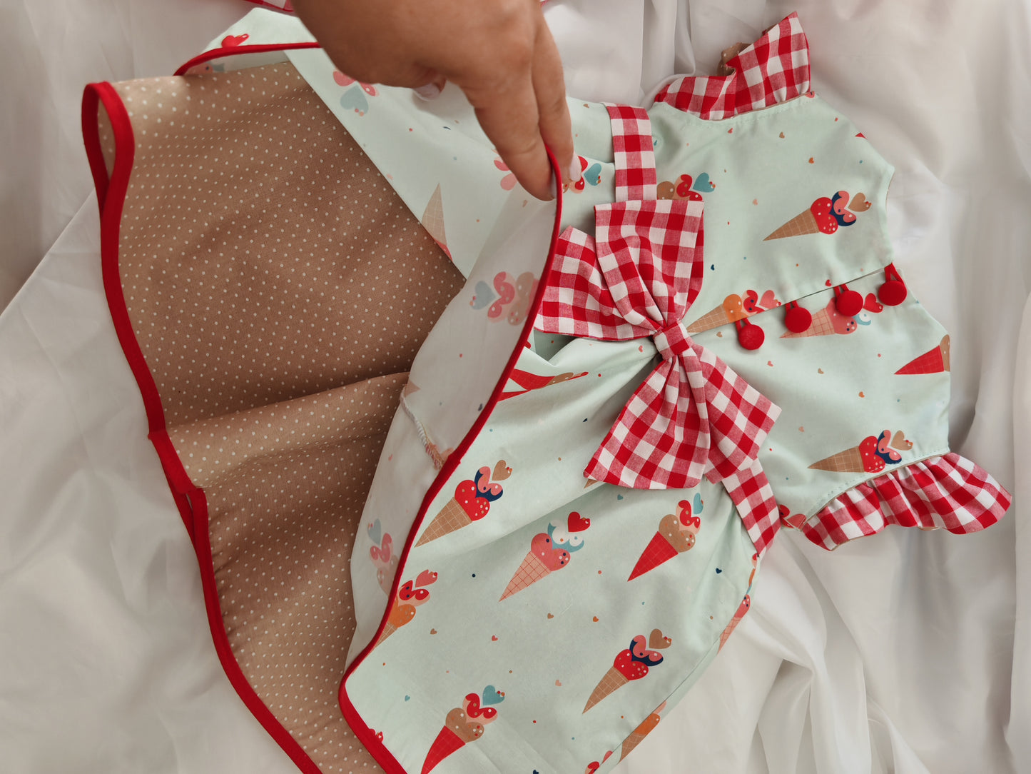 Cherry Ice Cream -Dress Set
