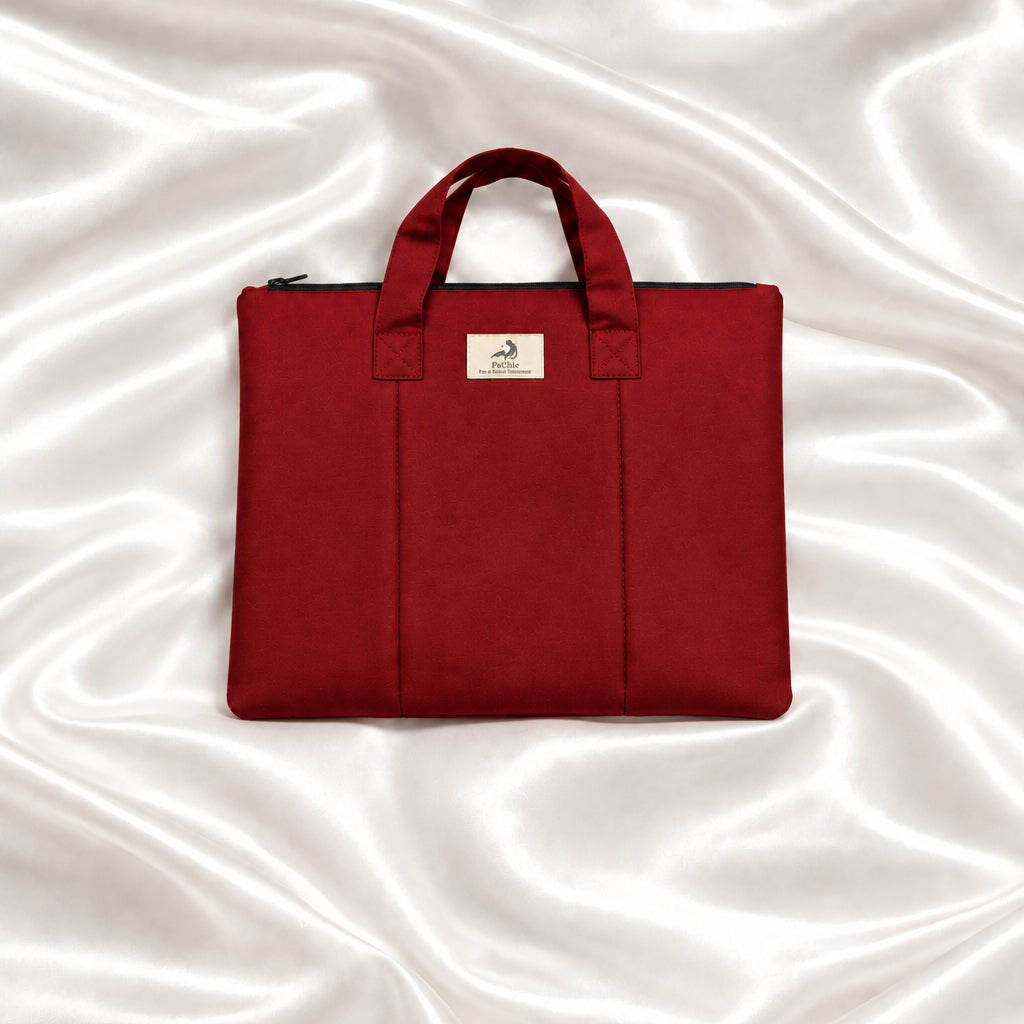 Study Envelope Bag - Burgundy