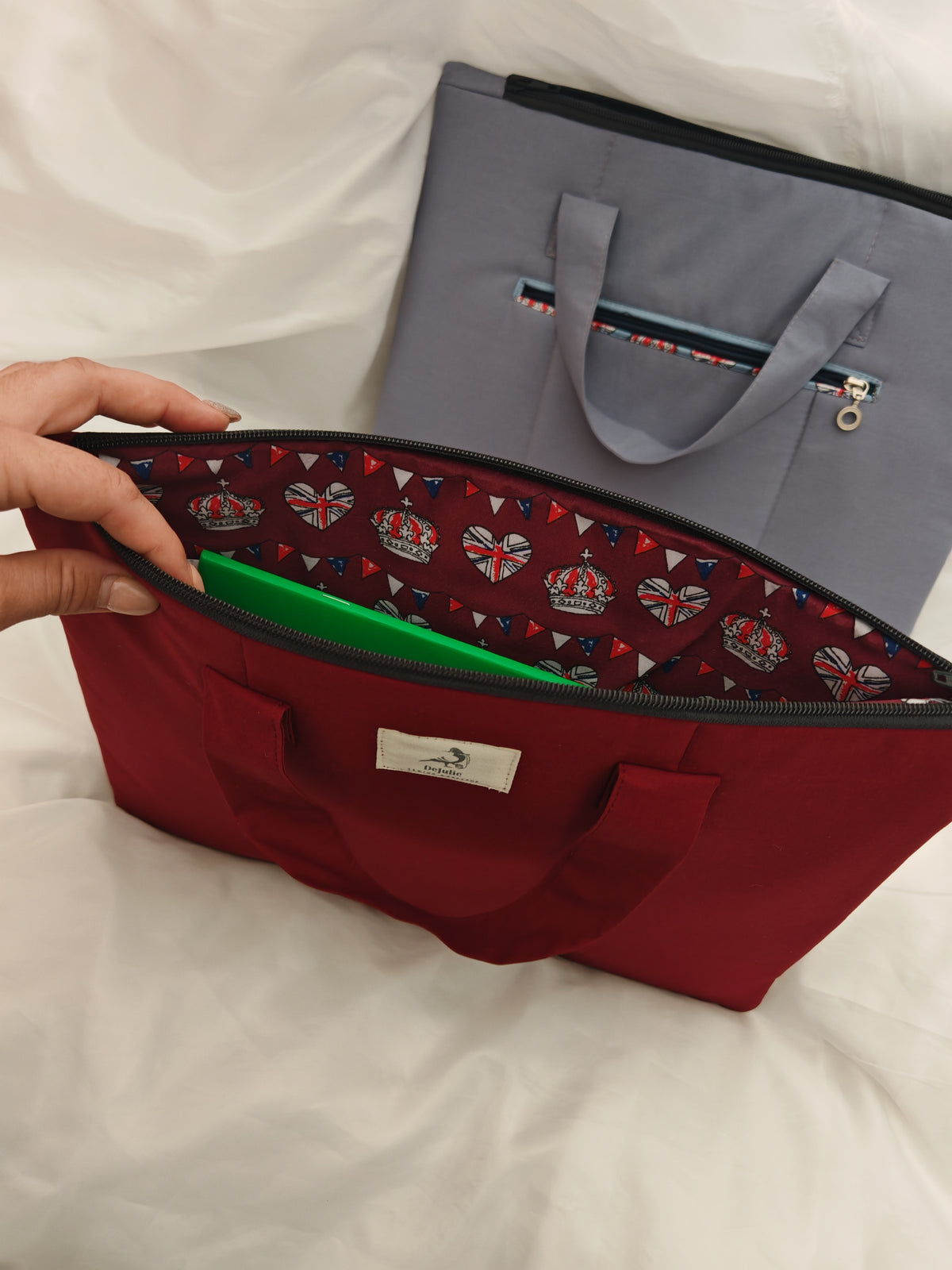 Study Envelope Bag - Burgundy