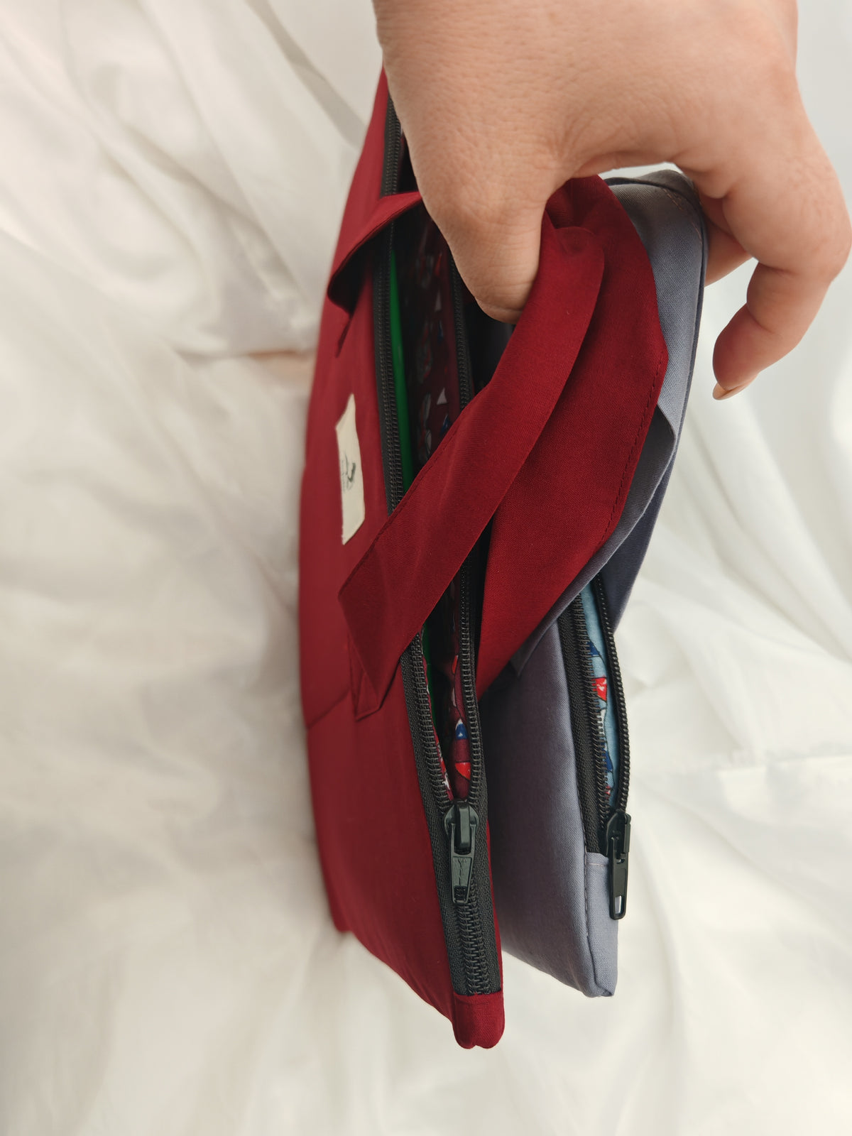 Study Envelope Bag - Burgundy