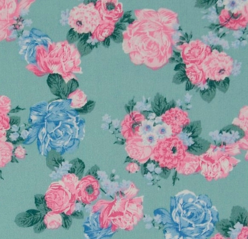 Pink & Mint Garden Princess- skirt Sets