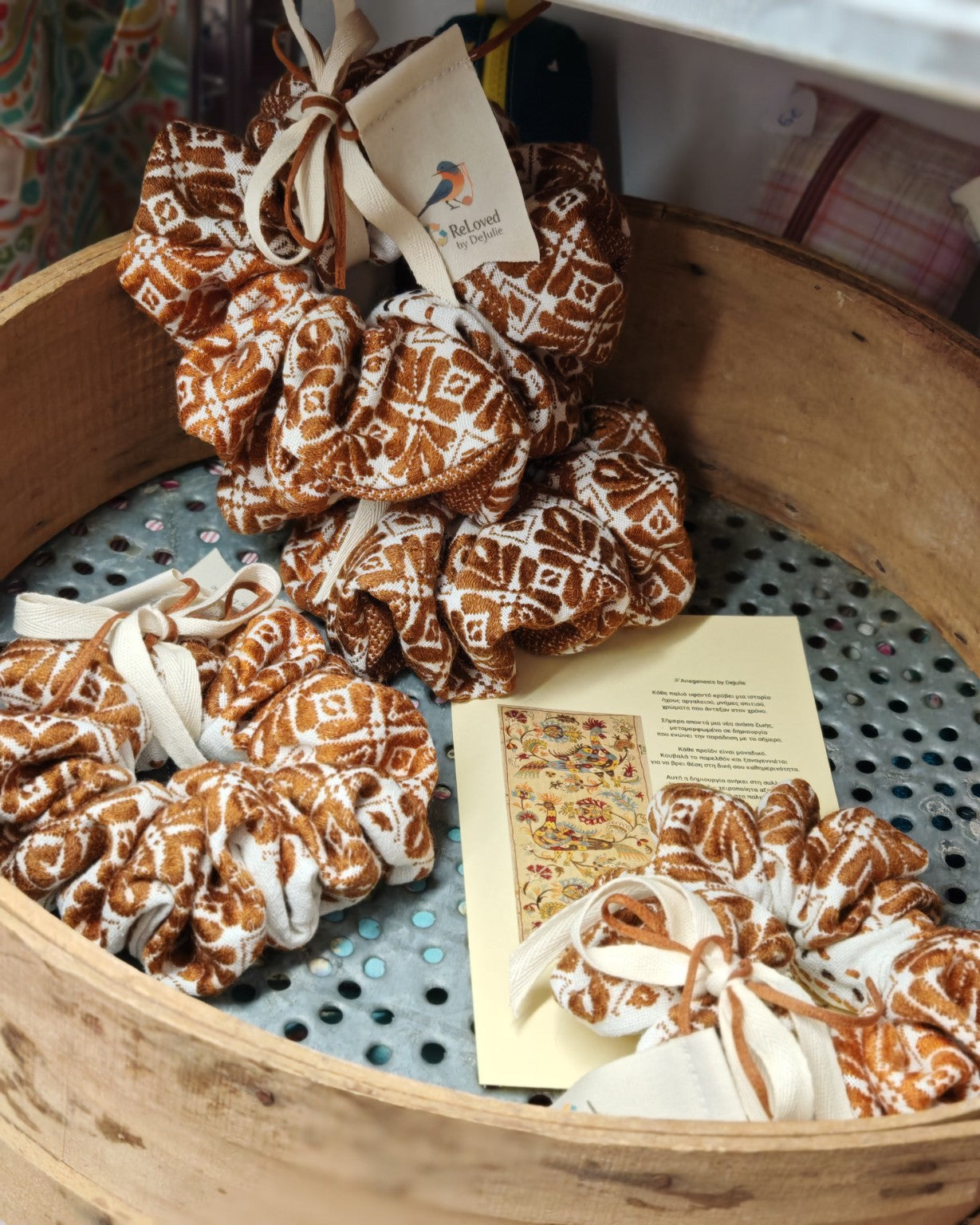 ReLoved Scrunchies –  "Anagenesis" by DeJulie