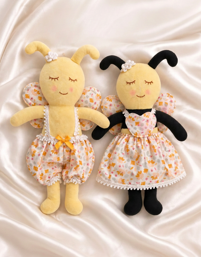 🐝 MÉLIE - Handmade Soft Doll