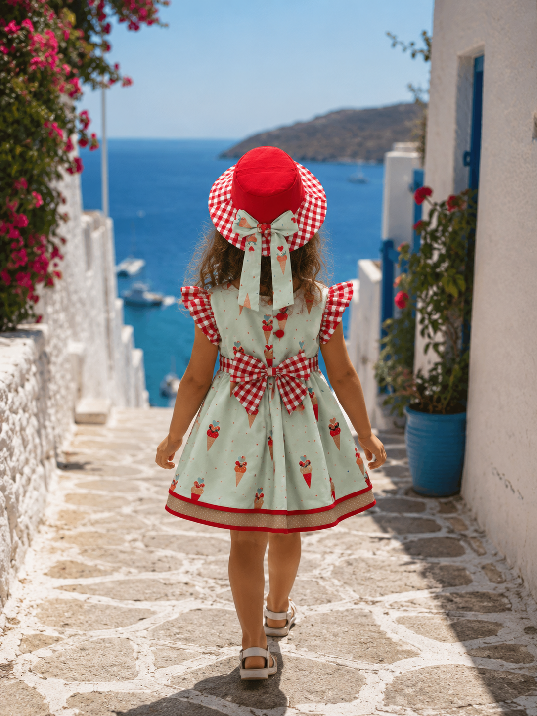 Cherry Ice Cream -Dress Set