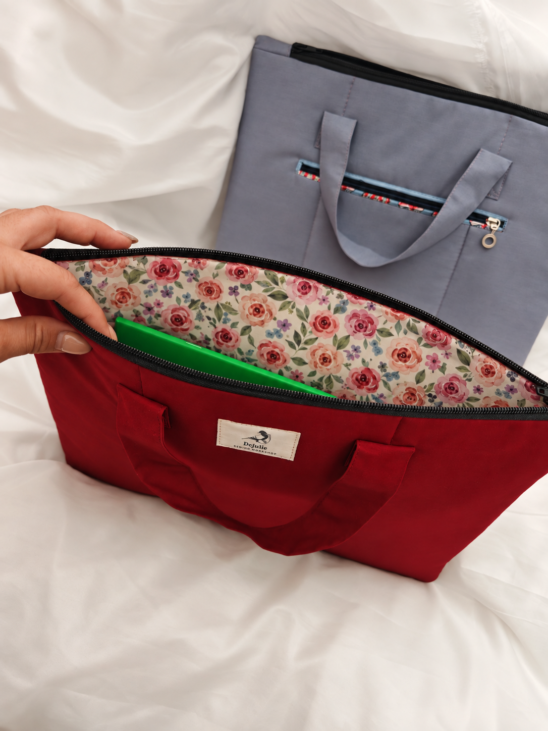 Study Envelope Bag - Burgundy